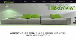 Desktop Screenshot of agentur-green.de