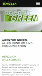 Mobile Screenshot of agentur-green.de